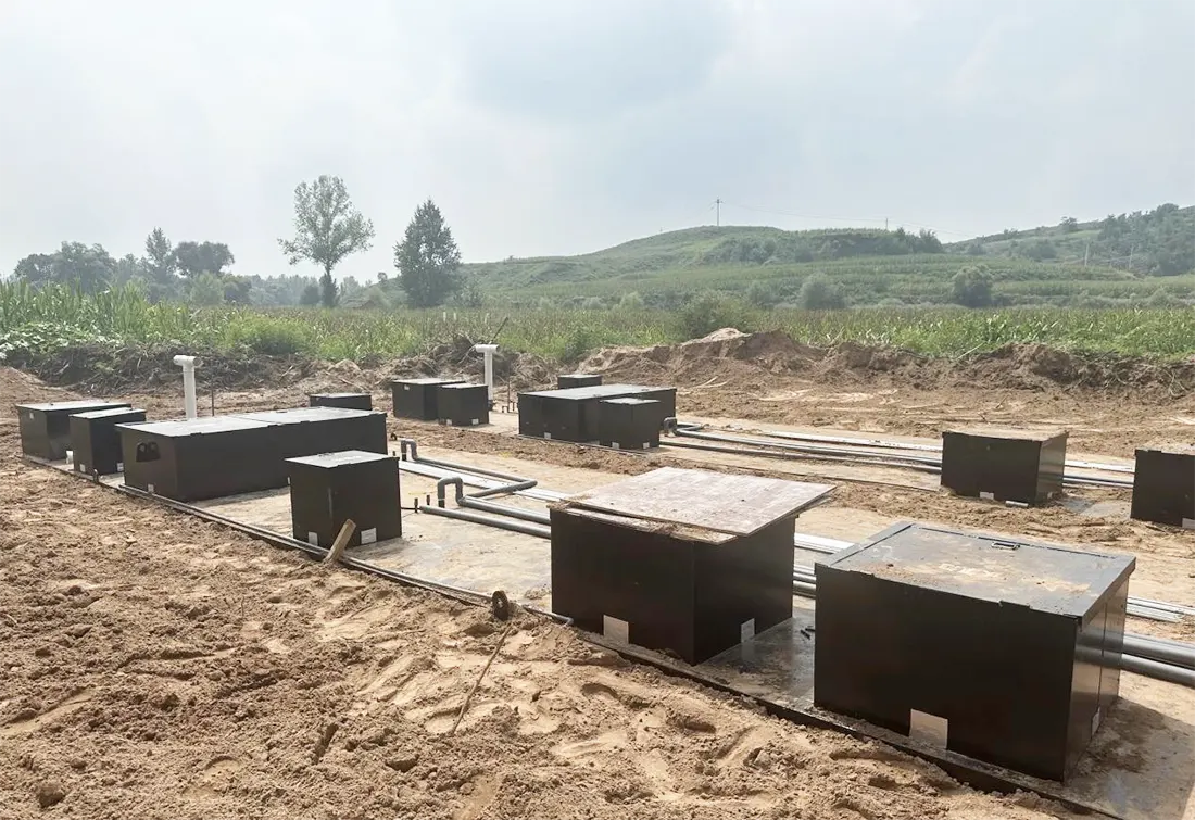Buried Domestic Sewage Large-Scale Centralized Treatment Station