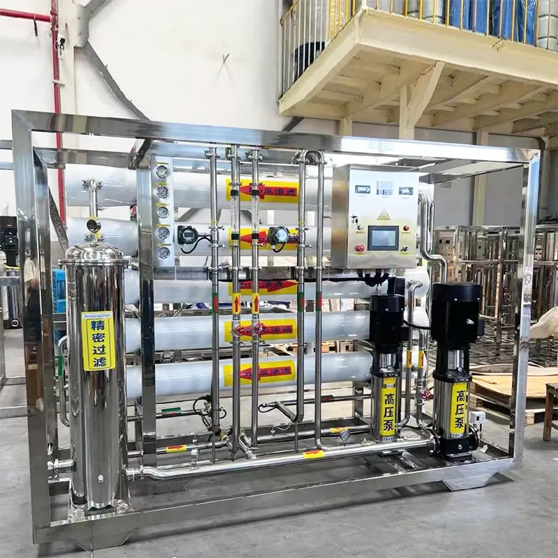 Zariadenia na reverznú osmózu čistej vody úrovne 2 pre potravinársky priemysel
